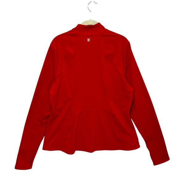 Sweaty Betty Power Workout Zip Through Jacket NWT Women's Sz XXL Cardinal Red - Picture 3 of 7